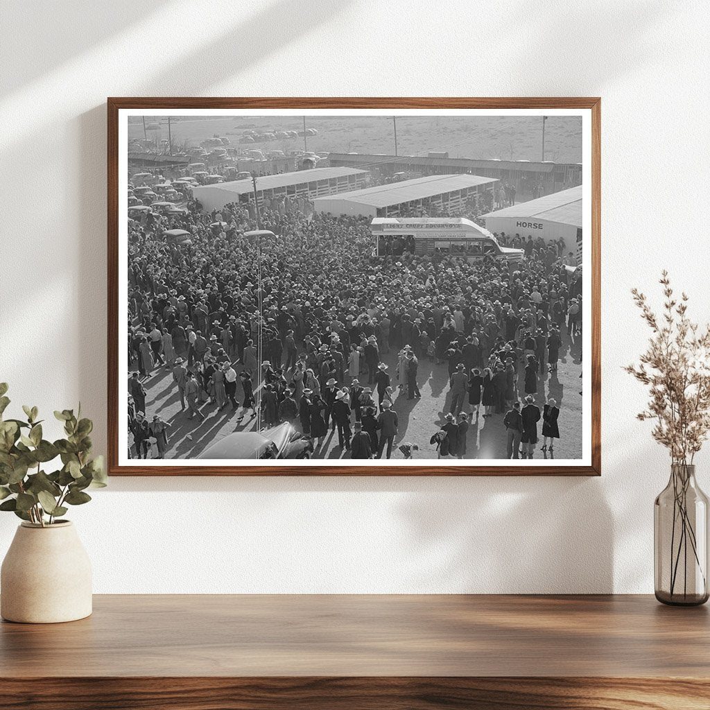 San Angelo Fat Stock Show Crowd March 1940