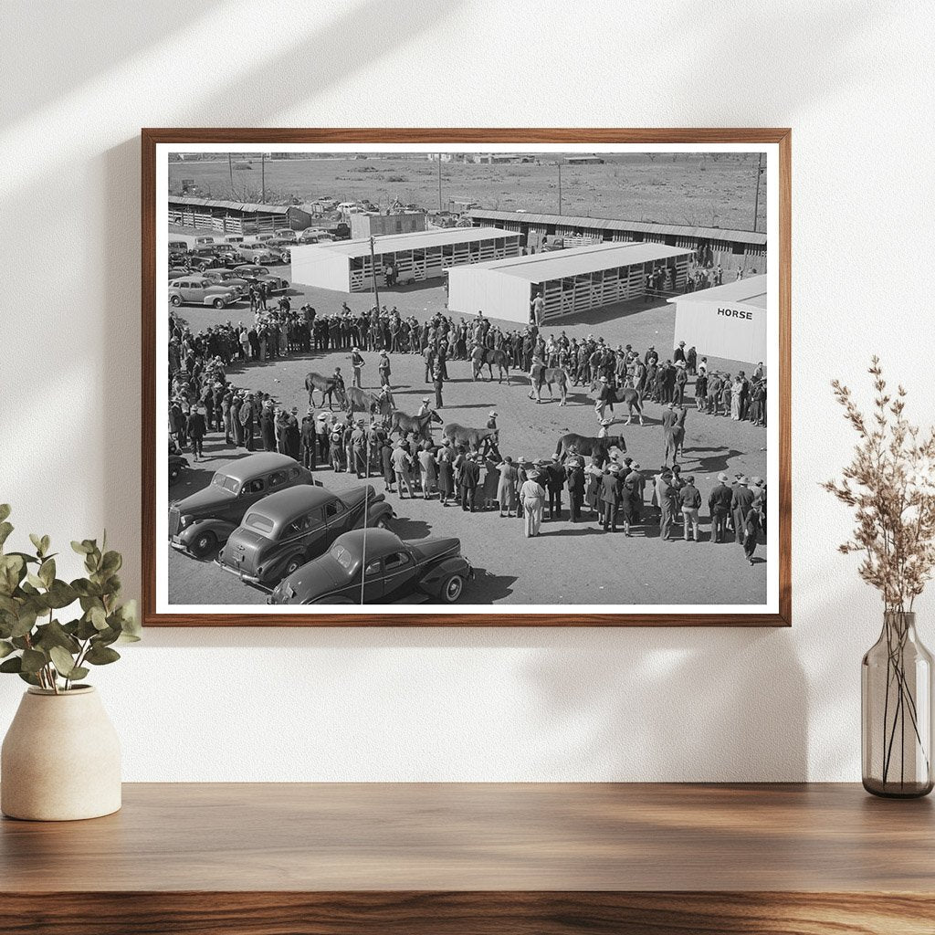 San Angelo Fat Stock Show Polo Pony Judging March 1940