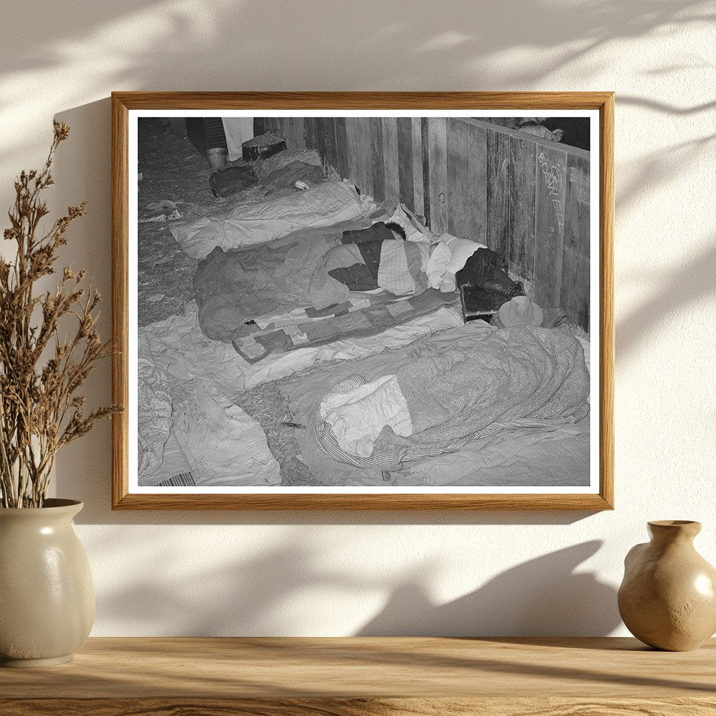 Cowboys Relax at San Angelo Fat Stock Show March 1940