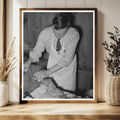 FSA Supervisor Sausage Making Demonstration San Angelo 1940