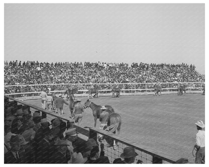 Horses Parade at San Angelo Show March 1940