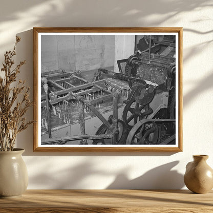 Wool Scouring Machine in Operation San Marcos Texas 1940
