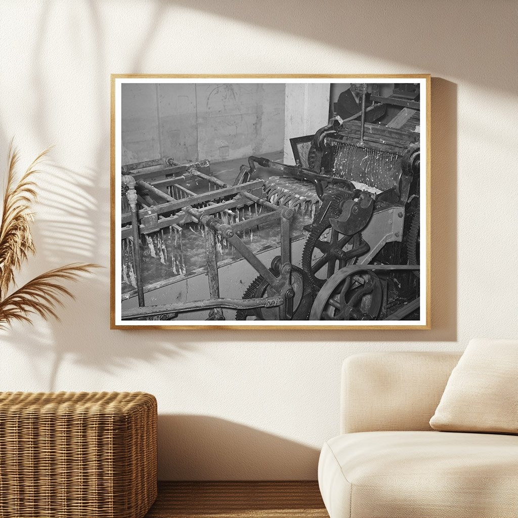 Wool Scouring Machine in Operation San Marcos Texas 1940