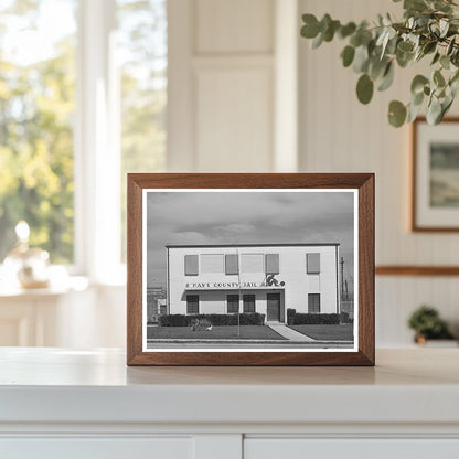 Hays County Jail San Marcos Texas March 1940 Image