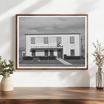 Hays County Jail San Marcos Texas March 1940 Image