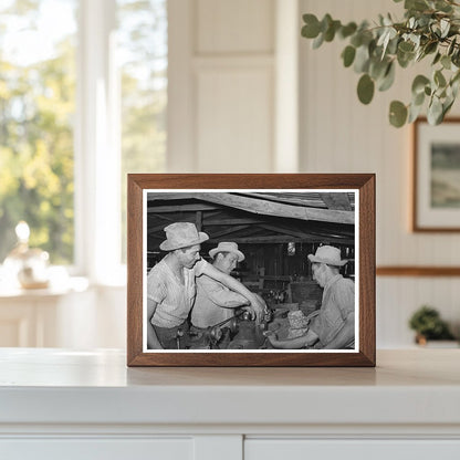 Sheep and Goat Shearers Sharpening Blades Texas 1944