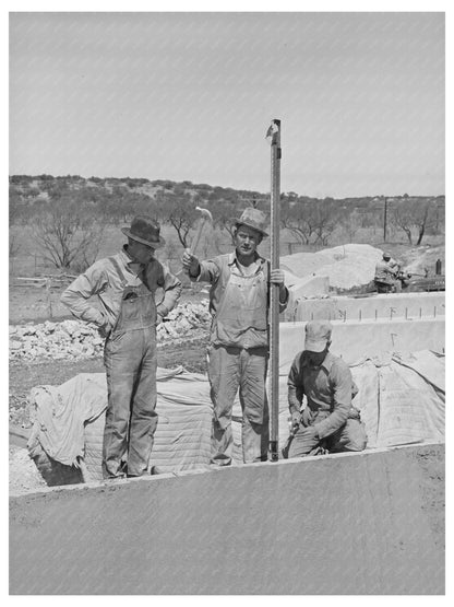 Road Workers in Menard County Texas March 1940