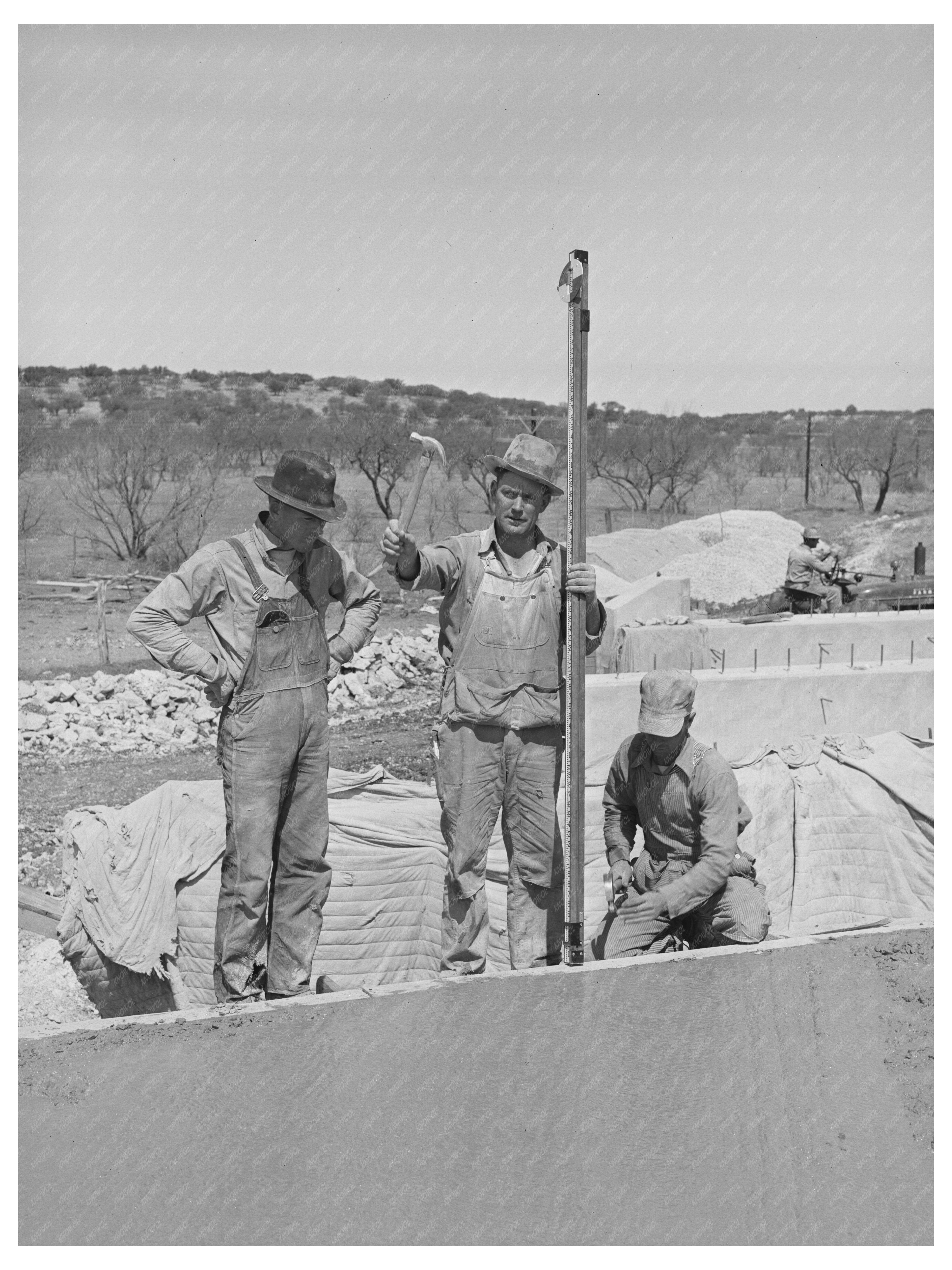 Road Workers in Menard County Texas March 1940