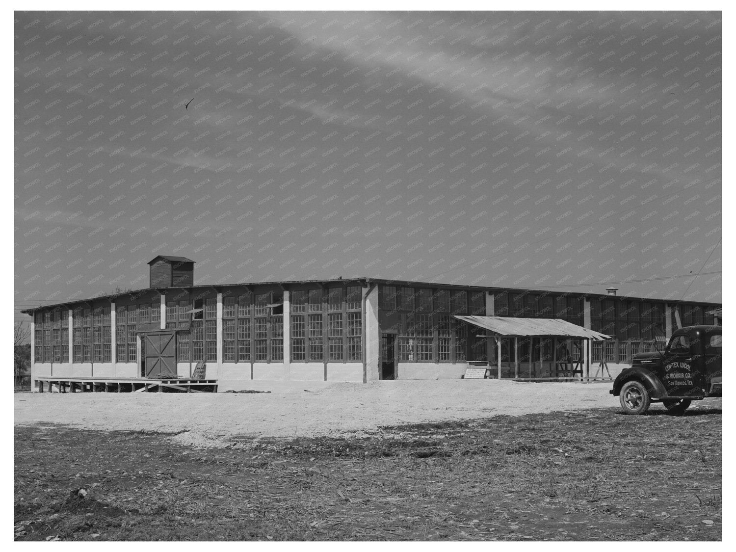 Wool and Mohair Scouring Plant San Marcos Texas 1940