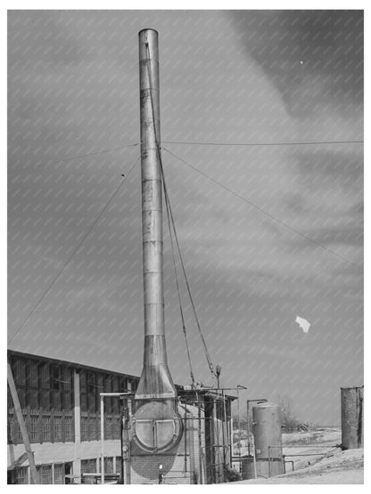 Steam Plant at Wool Scouring Facility San Marcos 1940