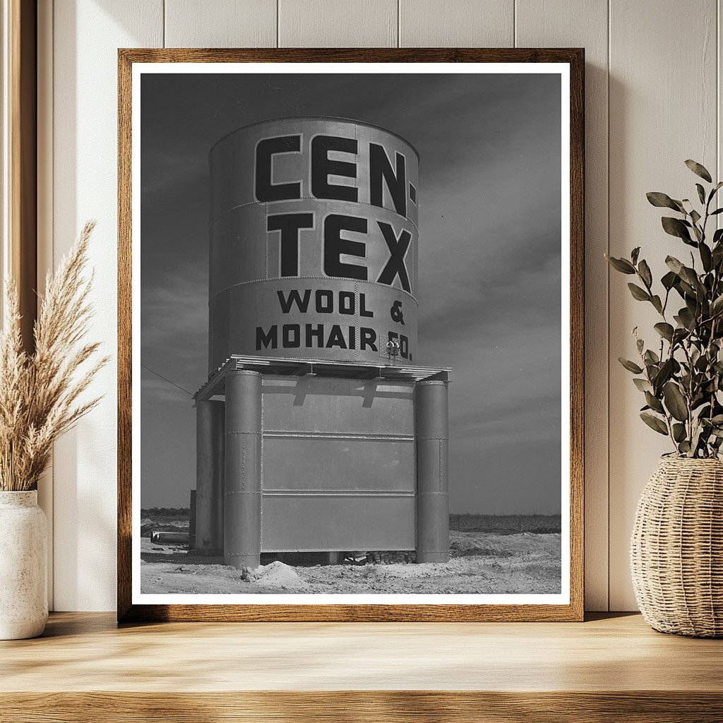 Water Storage Tank at Wool Scouring Plant San Marcos 1940