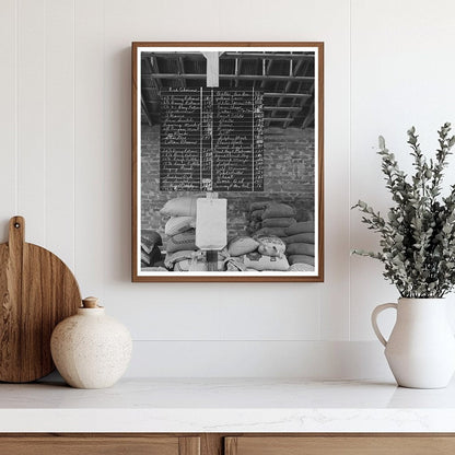 Kimble County Wool and Mohair Company Price List 1940