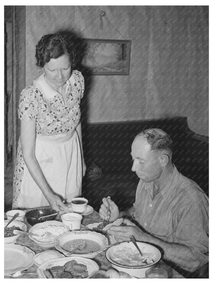 Dinner Scene on a Texas Ranch March 1940