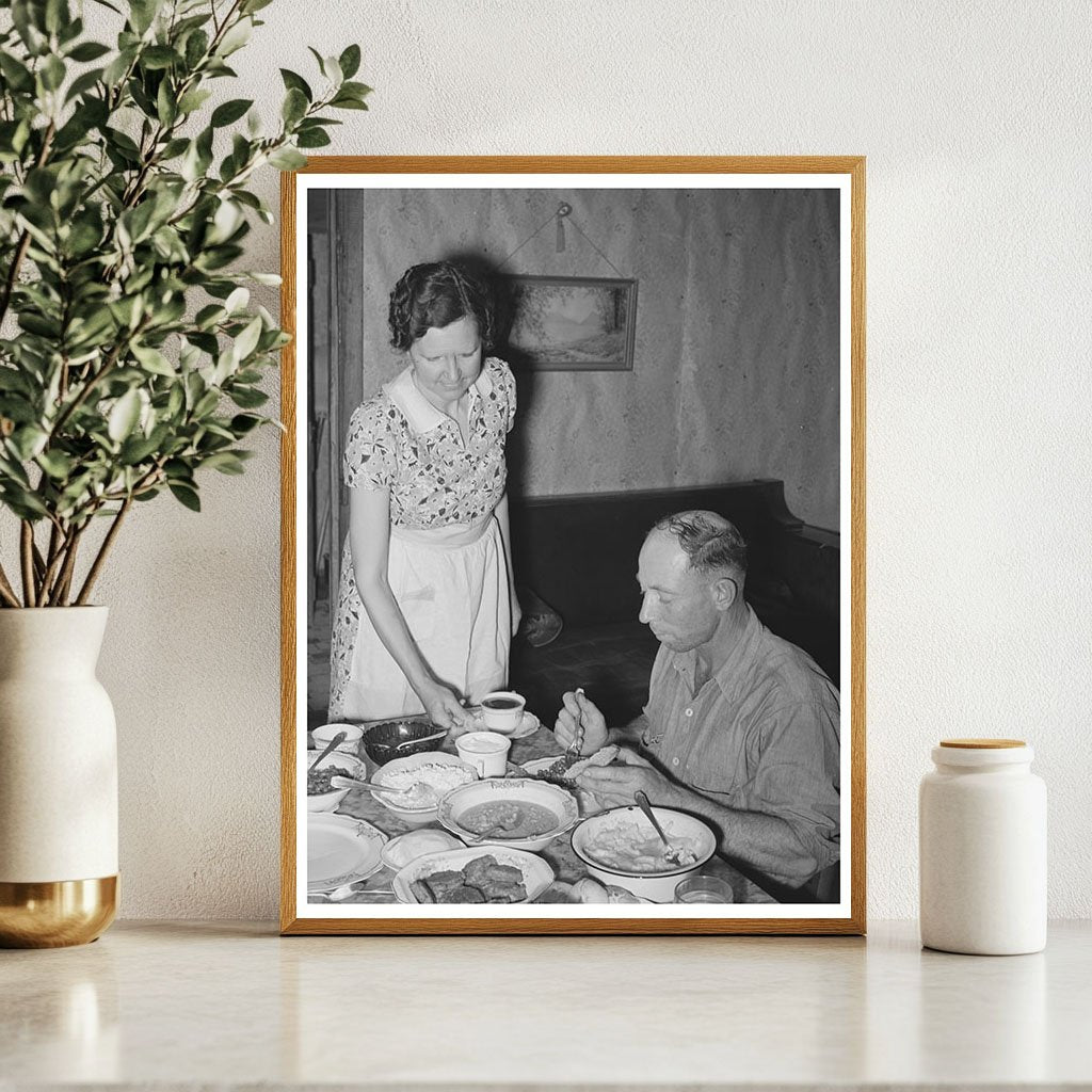 Dinner Scene on a Texas Ranch March 1940