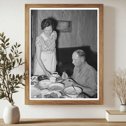 Dinner Scene on a Texas Ranch March 1940