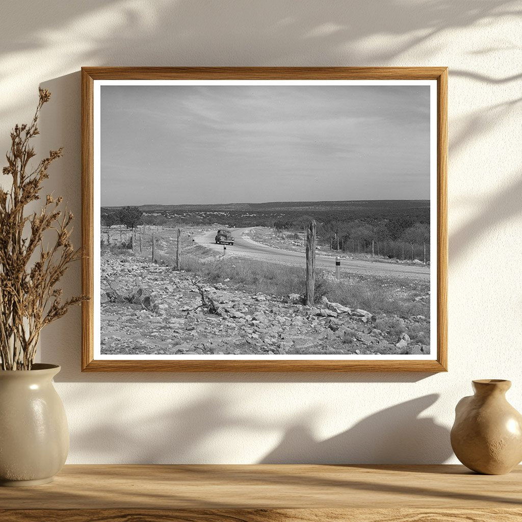 Kimble County Texas Landscape March 1940
