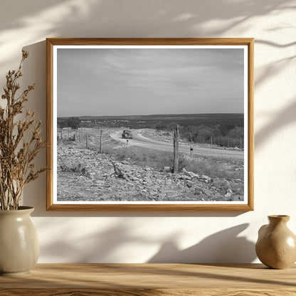 Kimble County Texas Landscape March 1940