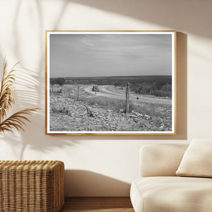 Kimble County Texas Landscape March 1940