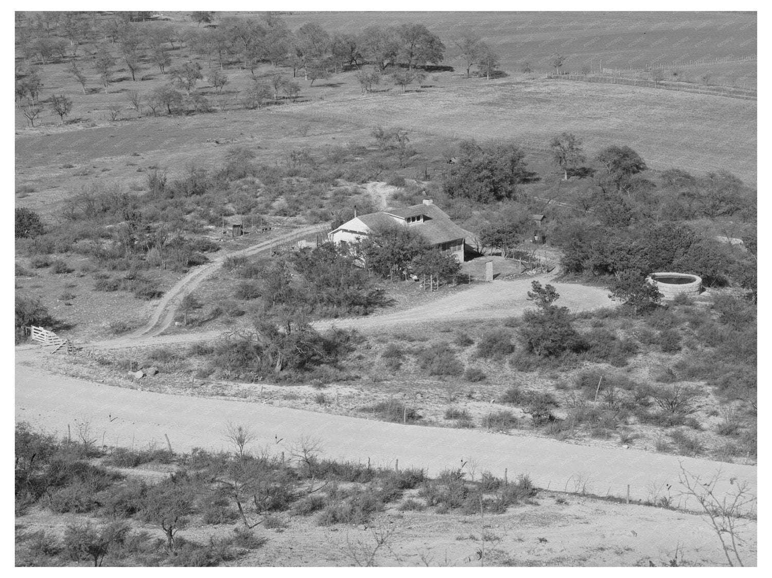 Kimble County Texas Farmhouse March 1940