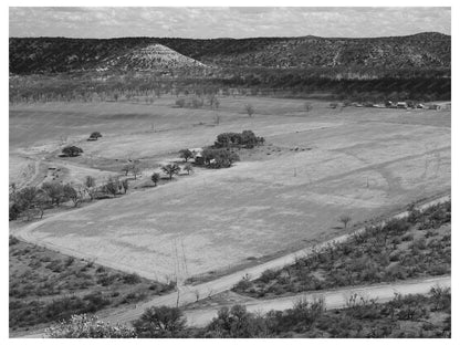 Ranch House and Pastures Kimble County Texas 1940