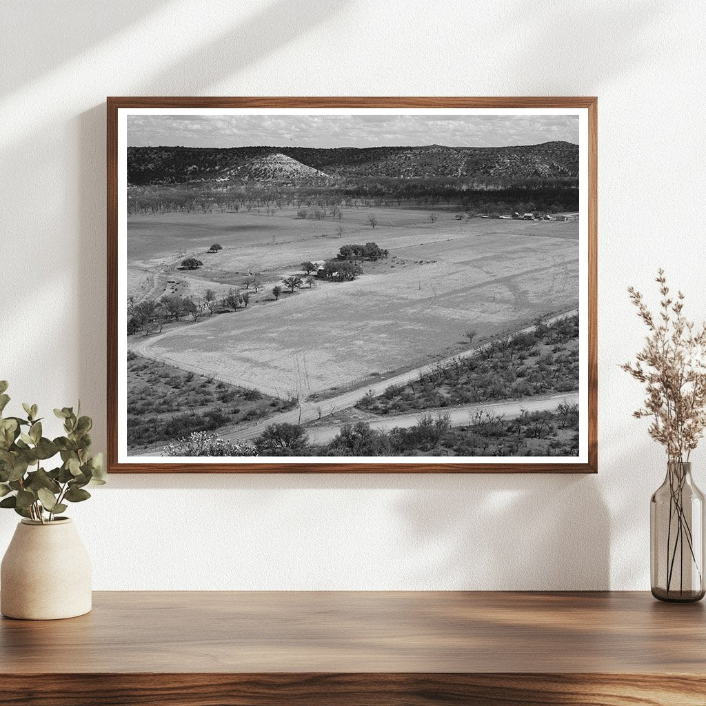 Ranch House and Pastures Kimble County Texas 1940