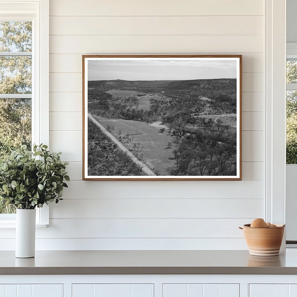 Vintage Kimble County Texas Scene March 1940