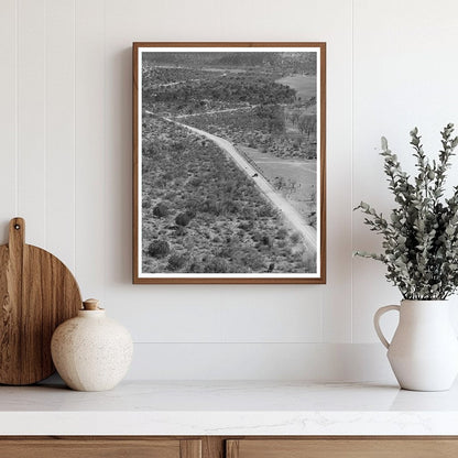 Kimble County Texas Countryside March 1940 Landscape