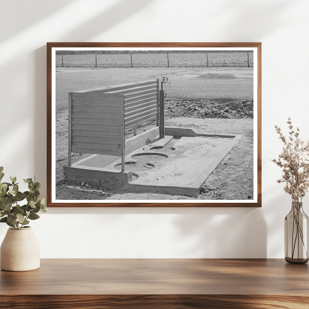 1944 Vintage Image of Migratory Labor Camp Facilities Texas