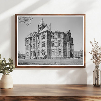 Cuero Texas Courthouse March 1940 Historic Photo