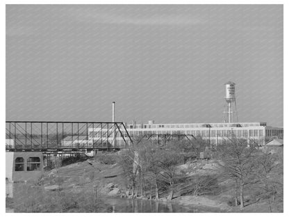 Vintage Textile Mills in New Braunfels Texas March 1940