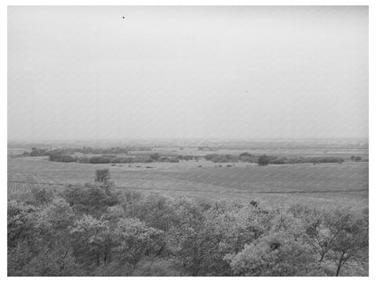 Mills County Texas Rural Landscape March 1940 Photograph