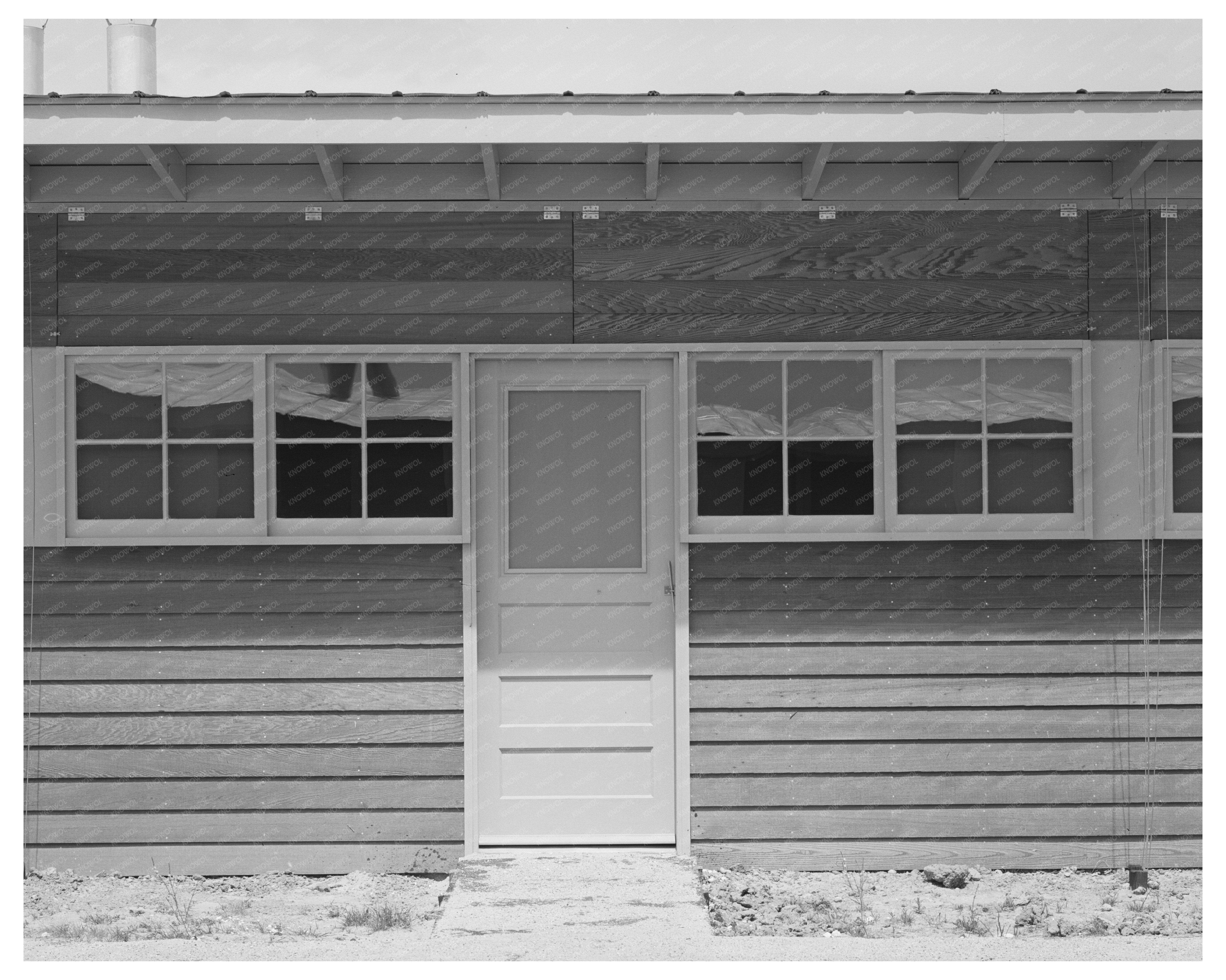 Sinton Texas Migratory Workers Shelter Entrance March 1940