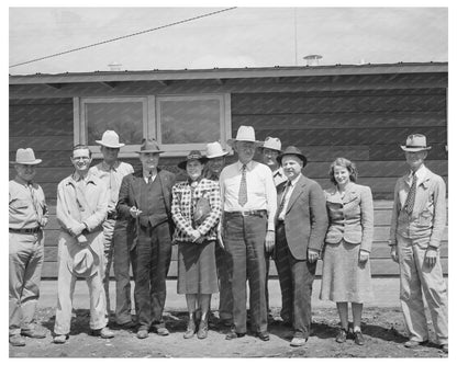 1940 Migratory Labor Camp Workers Robstown Texas