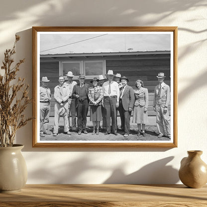 1940 Migratory Labor Camp Workers Robstown Texas