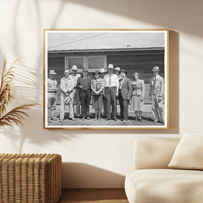 1940 Migratory Labor Camp Workers Robstown Texas