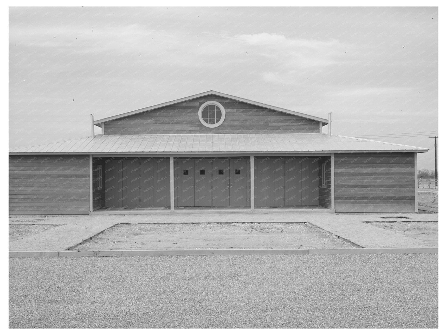 Community Building at Sinton Texas Labor Camp March 1940