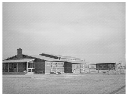 1940 Vintage Image of Community House in Sinton Texas