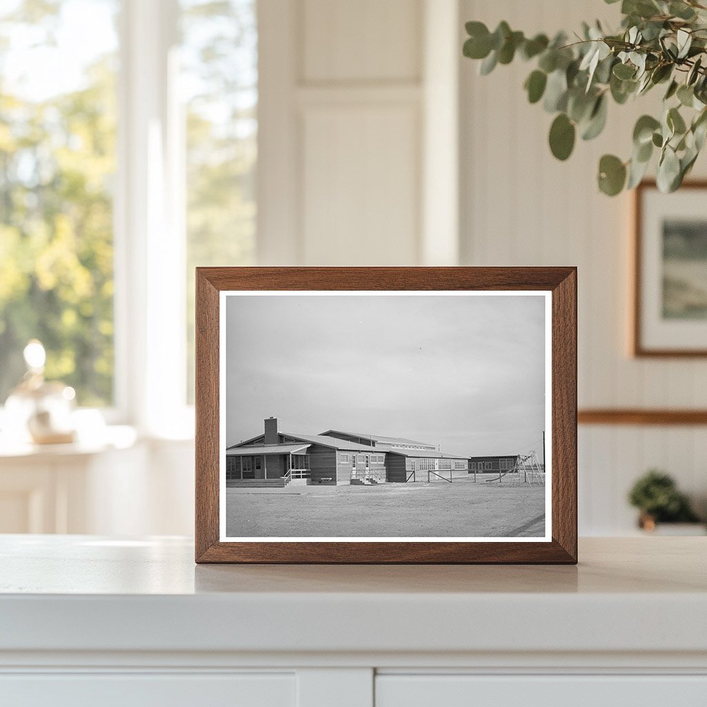 1940 Vintage Image of Community House in Sinton Texas