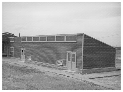 Shower Room at Migratory Labor Camp Sinton Texas 1940