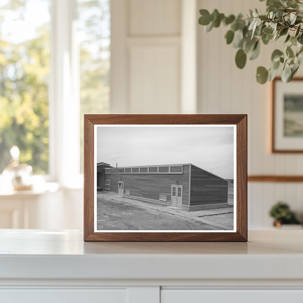 Shower Room at Migratory Labor Camp Sinton Texas 1940