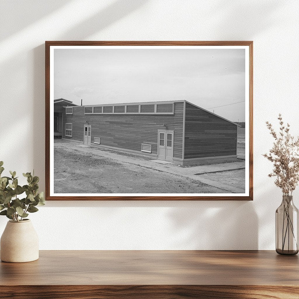 Shower Room at Migratory Labor Camp Sinton Texas 1940