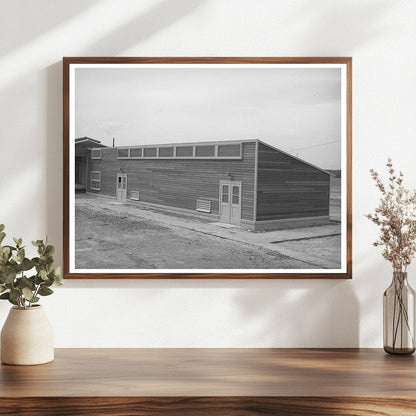 Shower Room at Migratory Labor Camp Sinton Texas 1940