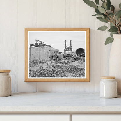 Cotton Gin Wreckage in Big Spring Texas March 1940