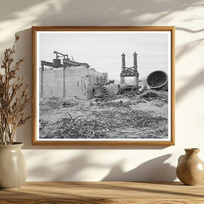 Cotton Gin Wreckage in Big Spring Texas March 1940