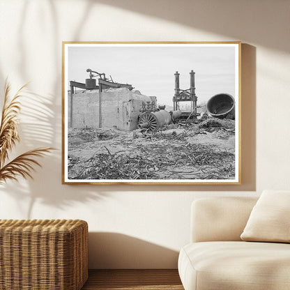 Cotton Gin Wreckage in Big Spring Texas March 1940