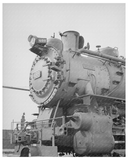 Switching Engine in Big Spring Texas March 1940