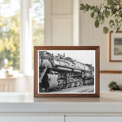 1940 Passenger Locomotive in Big Spring Texas Yard