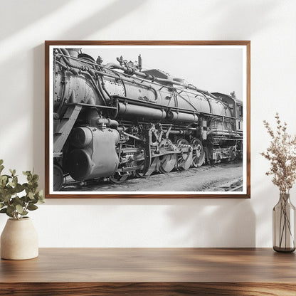 1940 Passenger Locomotive in Big Spring Texas Yard