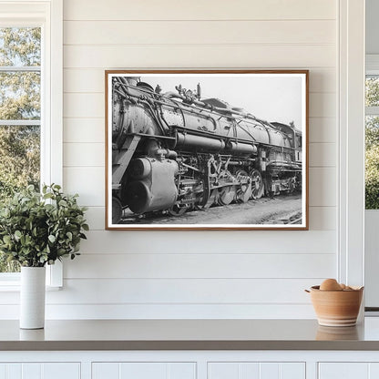 1940 Passenger Locomotive in Big Spring Texas Yard