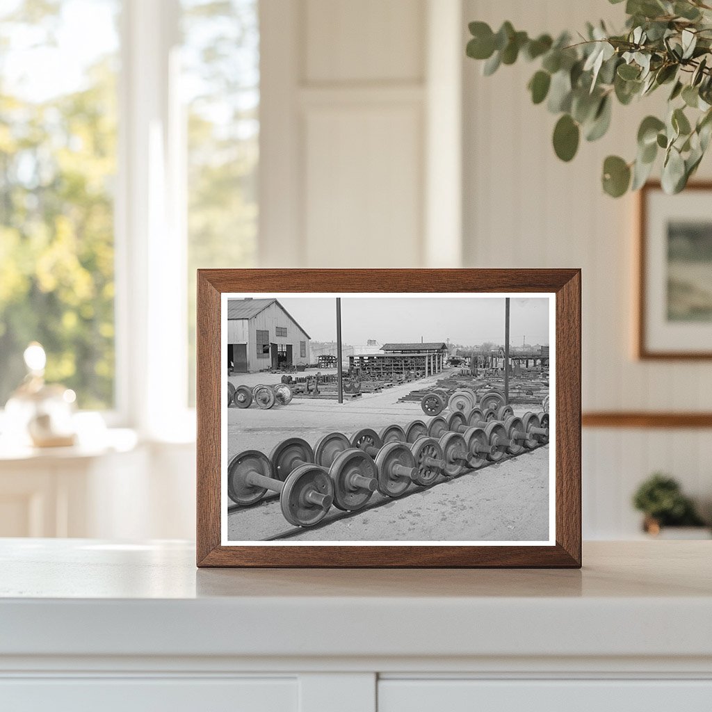 Vintage Car Wheels and Equipment at Big Spring Texas 1940